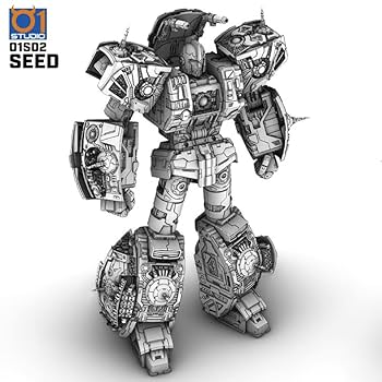 Amazon.co.jp: 01 Studio 01S02 Seed 巨大のロボット 変形玩具